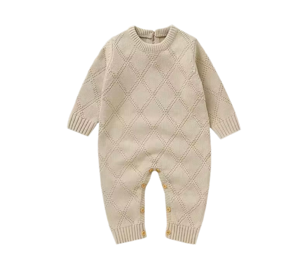 Diamond knit all in one