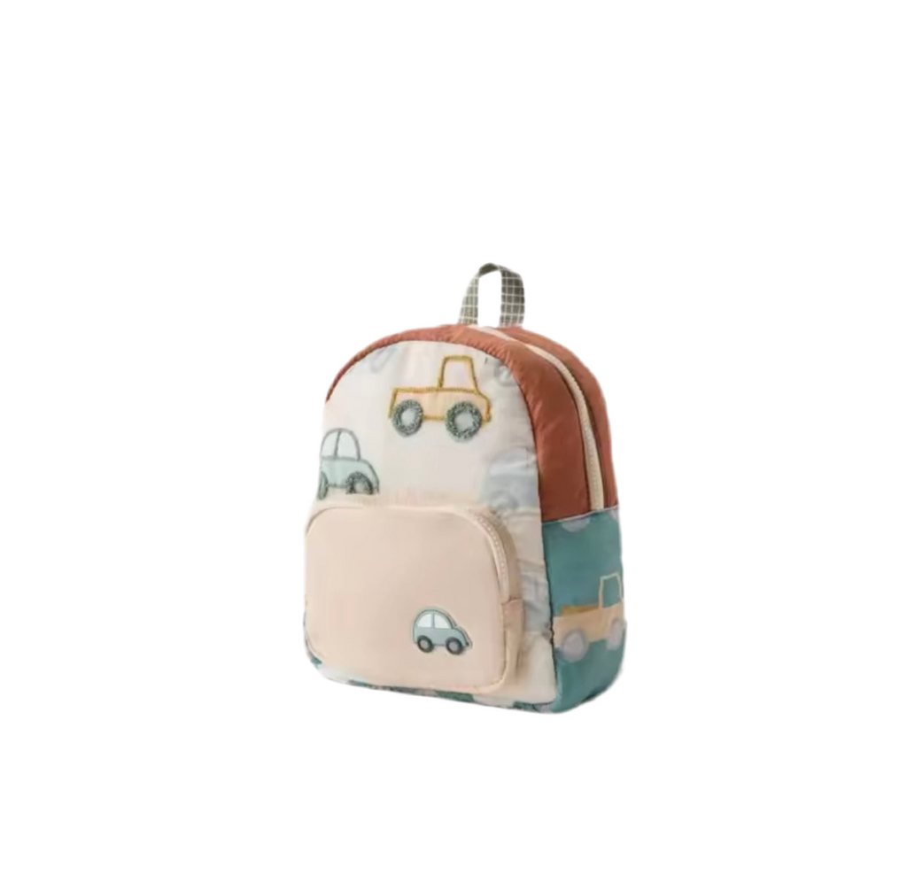 Car Embroidery Backpack