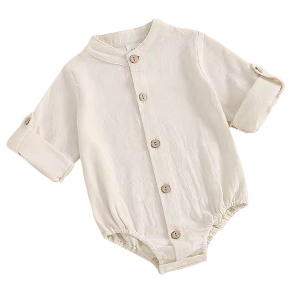 Grandad shirt body suit