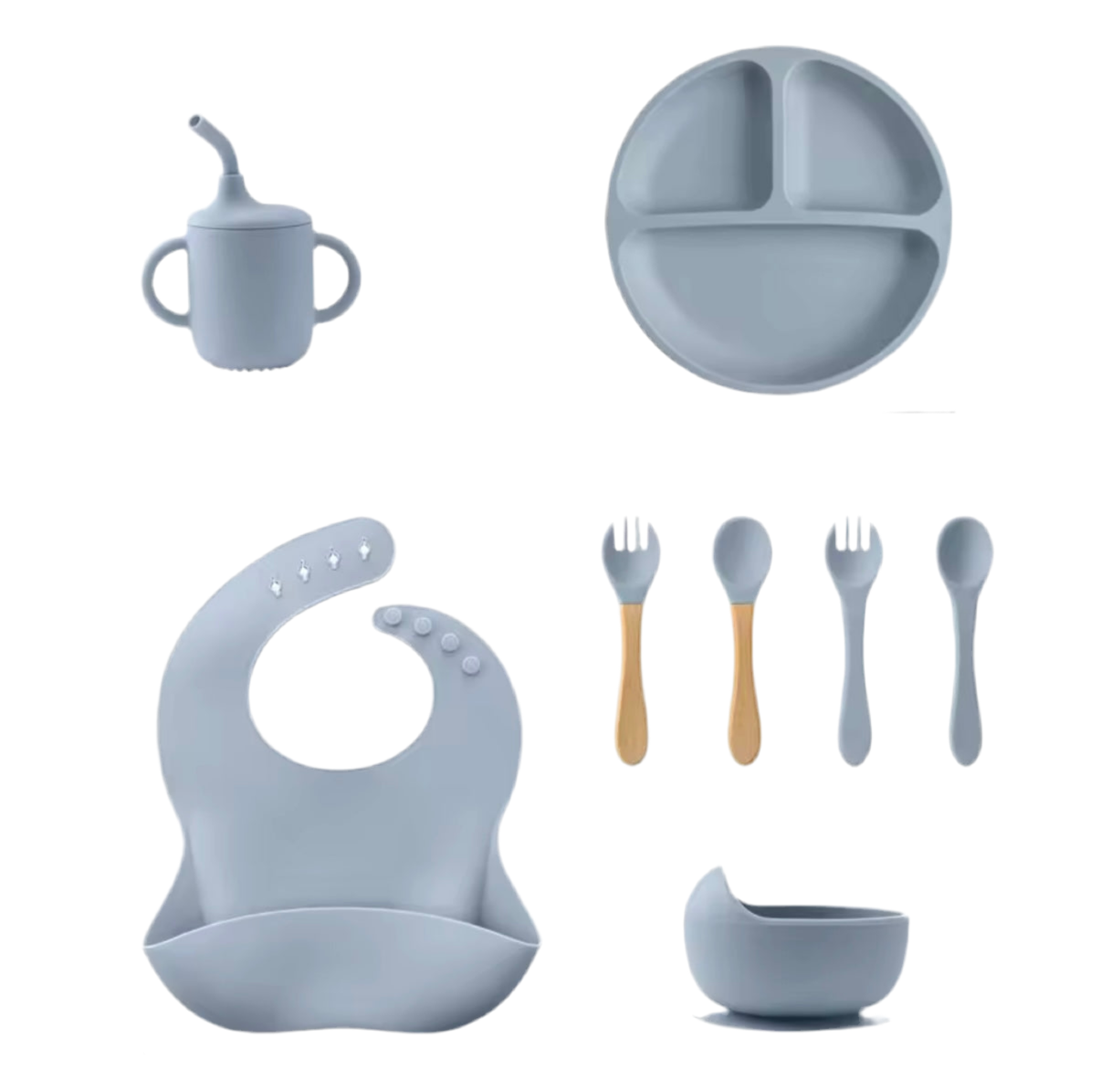 Silicone Baby Feeding Set