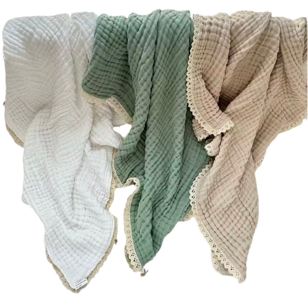 Cotton Baby Receiving Blanket