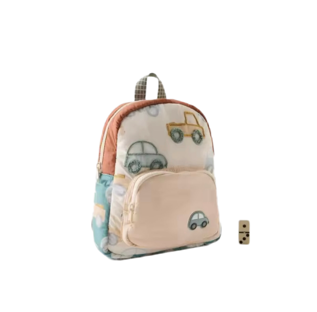 Car Embroidery Backpack