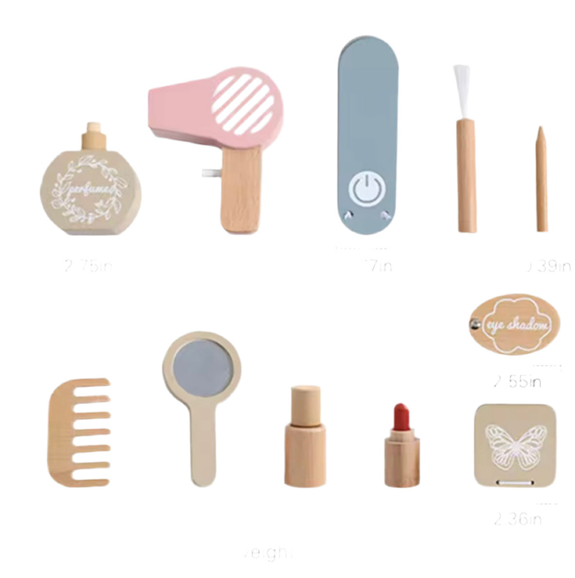 Wooden Toy Girls Makeup Set