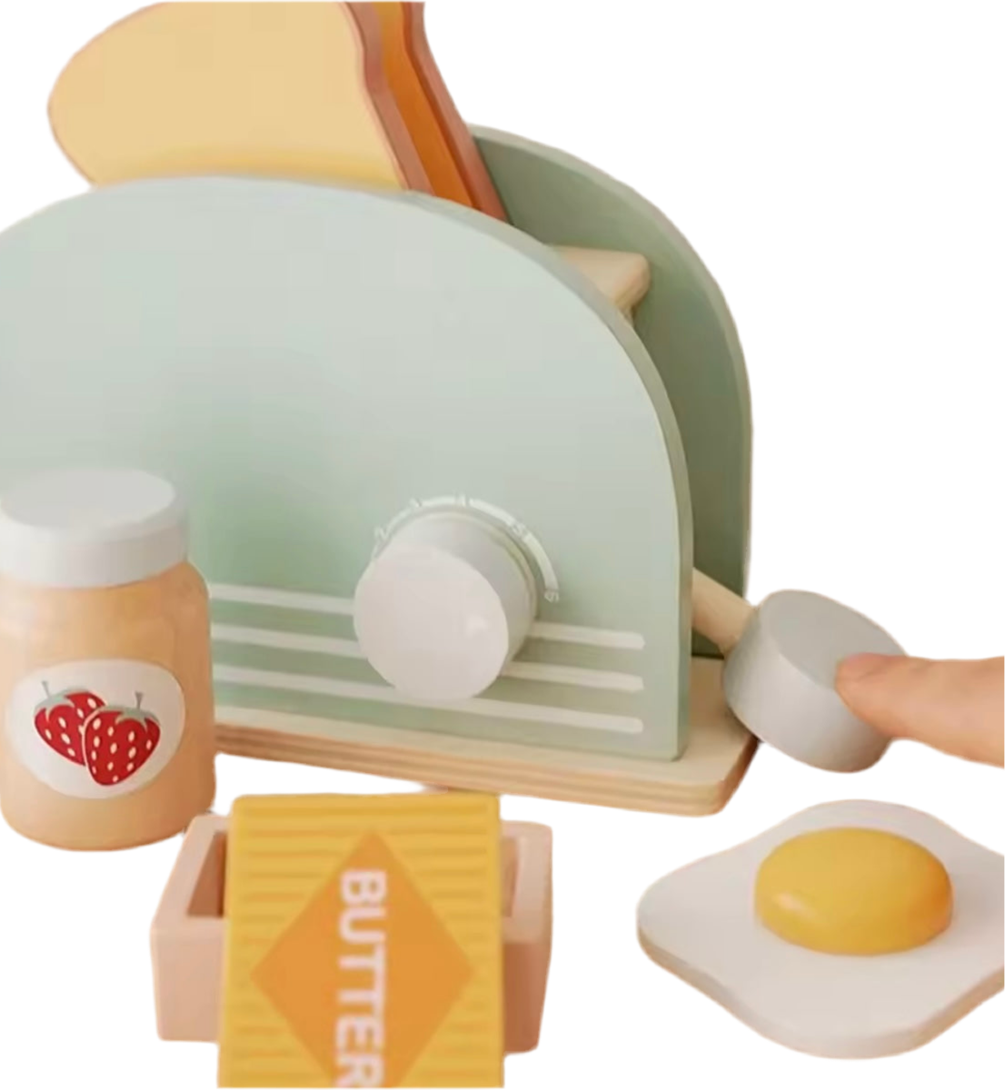 Wooden Toaster Breakfast set