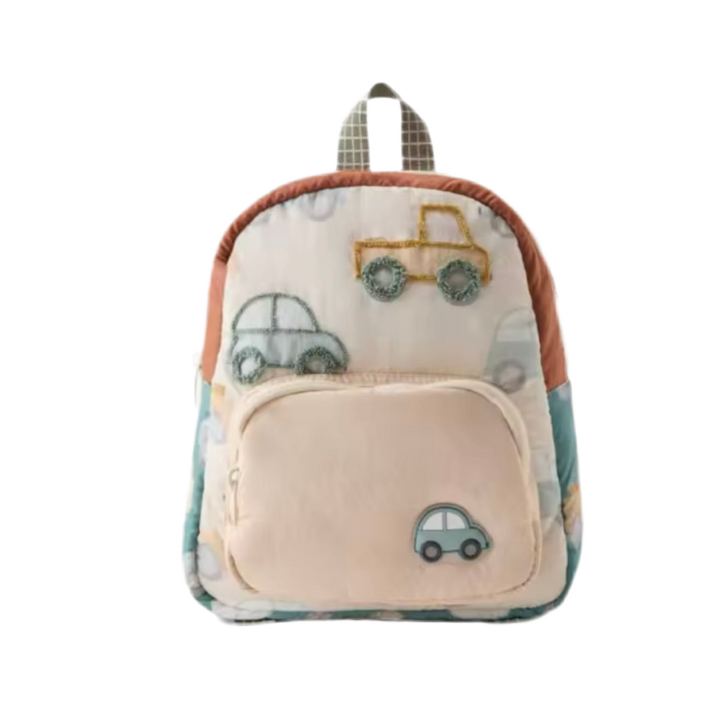 Car Embroidery Backpack