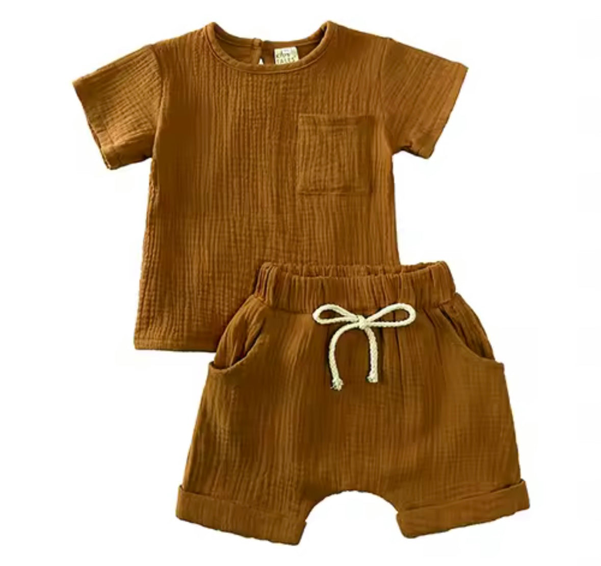 Summer Muslin matching shorts & top set