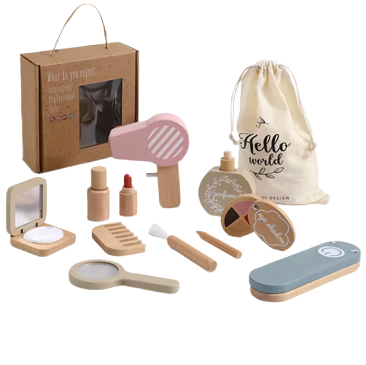Wooden Toy Girls Makeup Set