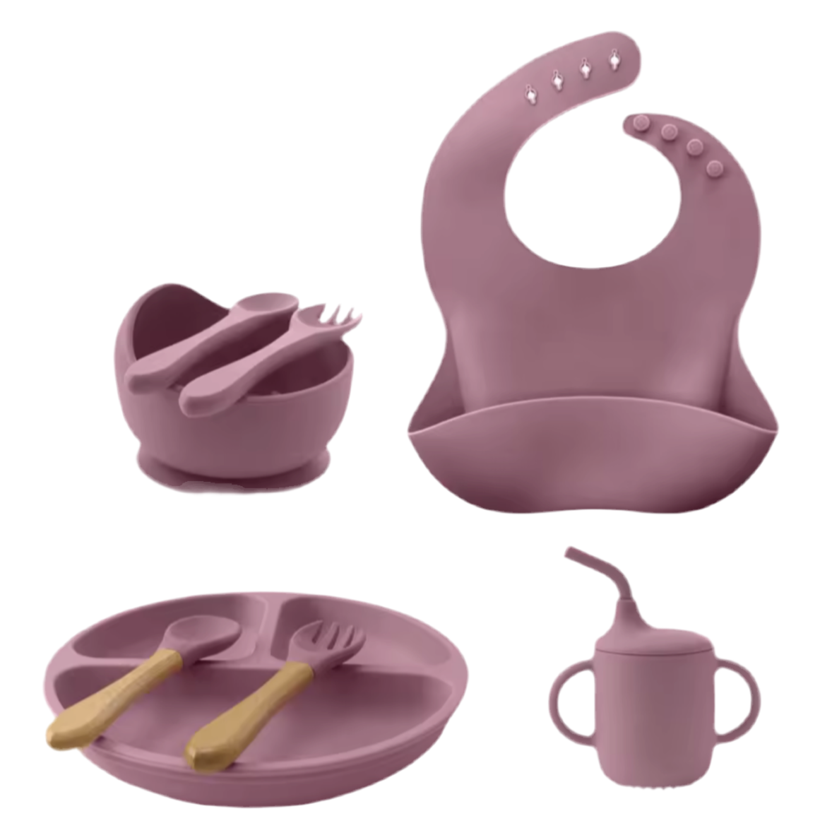 Silicone Baby Feeding Set
